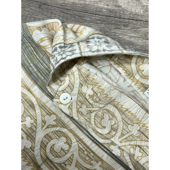 Ann Taylor Silk Wrap Skirt Size Small Beige Mini Short Beach Resortwear Vacation - Picture 5 of 8